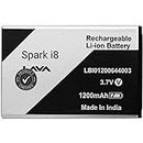 Mobile Battery for Lava Spark i8 /LBI01200644003 /1200mAh