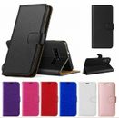 Leather Card Wallet Case For Samsung S24 S23 Ultra S22 S20 S21 FE S10 S9 A14 A15