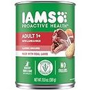 IAMS PROACTIVE HEALTH Adult Wet Dog Food Classic Ground with Lamb and Whole Grain Rice, of 13 oz.(Pack of 12)
