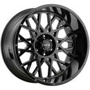 20 inch 20x12 Vision Offroad ROCKER Gloss Black wheels rims 8x6.5 8x165.1 -51