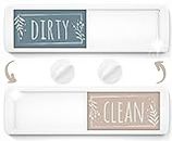 Stylish Dishwasher Magnet Clean Dirty Sign - 2" by 7" - Ideal Clean Dirty Magnet for Dishwasher and Kitchen Organization - Lovely Kitchen Gadgets/Accessories - Nice Office, Farmhouse, Home Décor