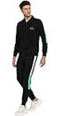 Alan Jones Clothing Mens Track Suit (TSUIT21-P01-BCK-S_Black_S)