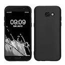 kwmobile Case Compatible with Samsung Galaxy A5 (2017) Case - Soft Slim Protective TPU Silicone Cover - Black Matte