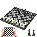 Mini Travel Chess Set Magnetic - Pedolini 5.9 Inches Portable Small Chess Board Folding Pocket Games