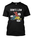 New Ohms Law Funny Electrical Electronics Engineer Gift T-Shirt Size S-5XL