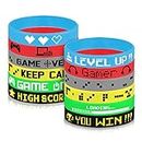 TUPARKA 36 Pcs Video Game Silicone Wristbands Game Party Supplies for Birthday Party Baby Shower Party Favors, 6 Styles