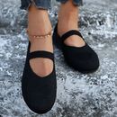 Women's Ballerina Brief On Shoes Flat Knitting Comfortable Elegant Flat Shoes 