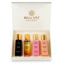 Bella Vita Luxury Women's Perfume | 4 Scent Perfume | Gift Set | 80 ml