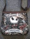 Nightmare Before Christmas Crossbody Bag Jack Skellington Sally 11"x9" New