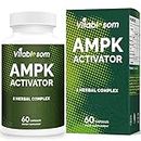 Vitablosom AMPK Activator Supplement, 5 in 1 Jiaogulan Gynostemma AMPK Metabolic Activator 60 Vegetarian Capsules