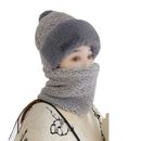 Outdoor Gesichtsmaske und Schal Mütze für Frauen warm bleiben während der Win