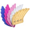 Kids Foils Shoes Sneaker Angel Wing Girls Boys Clothing Decor DIY Accessories^