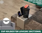 Hold-It-All: The Ultimate Couch Sidekick for Lovesac Sactionals Cup Phone Remote