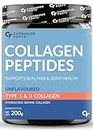 Carbamide Forte Hydrolyzed Collagen Powder, 200g | with Type 1 & 3 Collagen Peptides | Unflavored