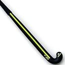A L F A Y30 Composite Carbon, Glass Fiber, Kevlar Hockey Stick with Stick Bag (Black, 37 Inches)