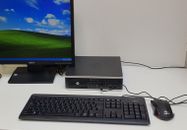 HP Komplette Windows XP Gamer PC Set Computer i5 4GB 500GB Monitor Maus Tastatur
