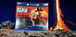 PlayStation 4 PS4 Pro 1TB Console Red Dead Redemption 2 B   Bundle with 10 games