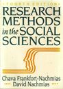 Research Methods in the Social Sciences by Nachmias, David Paperback Book The