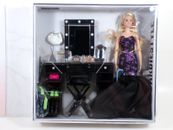 @BarbieStyle Fashion Studio & Doll Set with Chair, Vanity, Mirror, Drawers HBX98