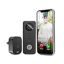 GM G-Smart Video Doorbell I Video Door Phone I Home Security Camera & Door Bell I Smart WiFi I Full HD Video 1080P I AI Human Detection I160° Wide Angle I IP65 Water & Dust Resistance I 2 Way Voice Talk I Advance Night Vision I 3 Ways Power Supply I SD Card Recording upto 128GB I Event Based & Non Stop Recording I Motion Detection I Intruder & Anti-Theft Alarm I 50+ Melodies I Works seamlessly @ 2.4GHz I IR Distance 5M I IR Cut Filter for Good Quality Image I Starlight Night Vision I 1Y Warranty