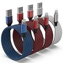 iPhone Charger Cable, 4Pack 10FT/3M [Apple MFi Certified] Lightning Cable Nylon Braided iPhone Charger Cable Lead Fast Charging for iPhone 14 13 12 11 Pro Max XS XR X 8 7 6 Plus 5 5s SE and more