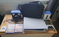 Sony PS5 Blu-Ray Edition Console God of War Ragnarök Bundle - White With Ps5 Bag