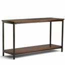 Skyler Solid Mango Wood & Metal 54 in Wide Console Sofa Table