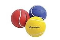 Schildkröt Set of 3 Soft Balls, Ø 7cm, PU Foam, Good Jump, Yellow, Red, Blue