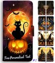 Personalised Text Wallet Phone Cover For Nokia Lumia 650/950/950 XL - Halloween