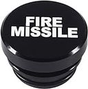 Alco Black Fire Missile Aluminum Car Cigarette Lighter Plug Replacement Push Button Fits Most Automotive Vehicles