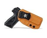 Kydex IWB Holster Pistola Softair Fondine For Ruger Security-9 Holster - Pistol Case Inside Waistband Concealed Carry Holster Guns Accessories (Orange, Right Hand Draw (IWB))