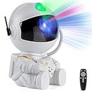XHSY Astronaut Projector，Star Projector Galaxy Light，Night Light for Kids，Light Projector for Bedroom，Starry Nebula Ceiling LED Lamp，with Remote (White1)