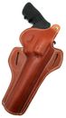 Right Hand Brown Leather Thumb Break Belt Holster for DAN WESSON CO2 BB 8"