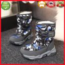 Kids Snow Boots Warm Anti-Slip Winter Shoes Waterproof Boots for Boys Girls