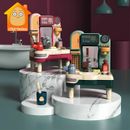 Kids Play Washbasin Play Bathroom Sink With Running Water Toothbrush Accessories