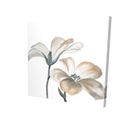 Beautiful Desaturated Flowers - 32X32 Print On Canvas in Brown/White Begin Edition International Inc | 32 H x 32 W x 1.5 D in | Wayfair