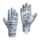 Bassdash ALTIMATE Sun Protection Fingerless Fishing Gloves UPF 50+ Men’s Women’s UV Gloves