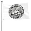 Samoa Flag Welcome Garden Flag Double Face 2x3 Outdoor Flags, for Yard Patio Lawn Room Outside