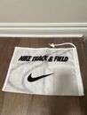 Nike Track & Field Spike Shoe Bag Carry Tote Drawstring Air Zoom White Black