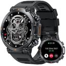 Military Smart Watch for Men (Call Receive/Dial) Rugged Tactical Fitness Tracker