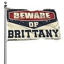 Home Decor Men Beware Of Brittany Flag Garden Flag Stand Cool Flags For Man Cave (tamaño 30 x 45 cm)
