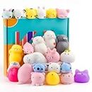 ANAB GI 25Pcs Mochi Squishy Toys Kawaii Squishies Animals Panda Cat Paw Cute Mini Soft Squeeze Stress Reliever Balls Toys Birthday Party Bag Gifts Favours for...