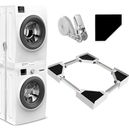 NIUXX Universal Stacking Kit for Washer and Dryer, Adjustable Stacking Frame