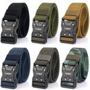 Men's Tactical Belt Military Accessories Alloy Quickly Unlock Belt Bag Work Belt