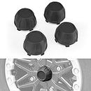 Wheel Center Hub Caps for Kawasaki Teryx KRX 1000 2020 2021 2022 2023, A & UTV PRO Tire Wheel Hub Dust Rim Cap Covers Accessories, Replace OEM # 11065-1341, Black, 4PCS