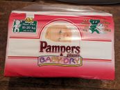 1 sealed Pack of Pampers Maxi +Girl Diapers Vintage Vtg plastic backed alte adbl