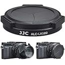 JJC Ouverture et Fermeture Automatique Bouchon d'objectif pour Panasonic DC-LX100II Lumix DMC-LX100 et Leica D-LUX (Typ 109) D-LUX 7 Remplace DMW-LFAC1 - Noir