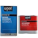 U-POL 7.5lt Clear Lacquer Kit S2080 2K HS Acrylic 5 Litre Clearcoat Lacquer + UPol S2030 Fast 2.5 Litre Hardener Activator