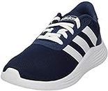 Adidas Girls LITE Racer 2.0 K DKBLUE/FTWWHT/CBLACK Running Shoe - 1 UK (EH1425)