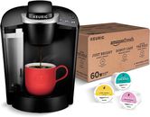 K-Classic Coffee Maker with Amazonfresh 60 Ct. Coffee Variety Pack, 3 Flavors